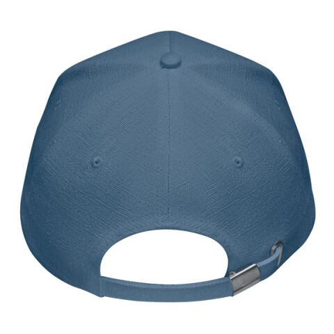 Hanf Baseball Kappe 5 Panele blau | ohne Werbeanbringung | Nicht verfügbar | Nicht verfügbar | Nicht verfügbar