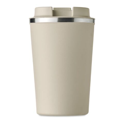 Doppelwandiger Becher 350ml beige | ohne Werbeanbringung | Nicht verfügbar | Nicht verfügbar | Nicht verfügbar