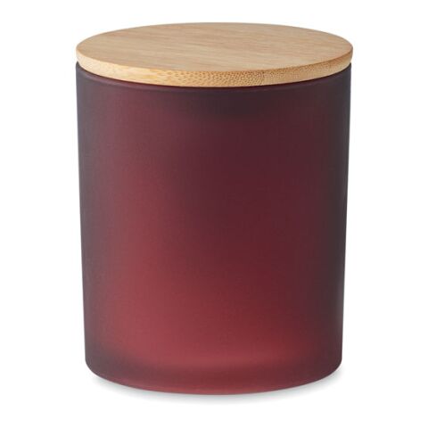 Kerze im Glas 200 g bordeaux | ohne Werbeanbringung | Nicht verfügbar | Nicht verfügbar