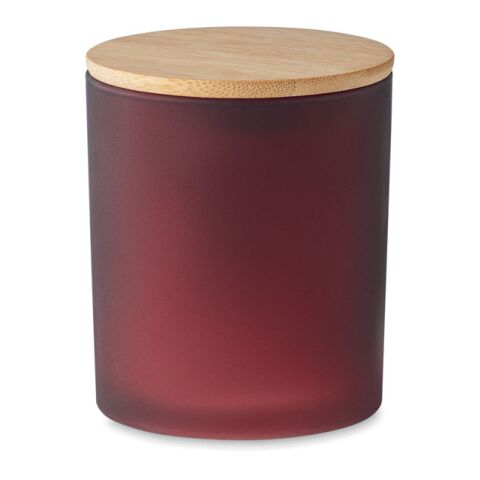 Kerze im Glas 280 g bordeaux | ohne Werbeanbringung | Nicht verfügbar | Nicht verfügbar