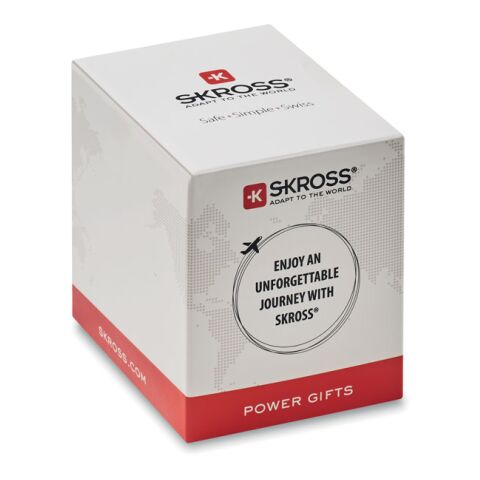 Skross World to Europe USB 12W weiß | ohne Werbeanbringung | Nicht verfügbar | Nicht verfügbar