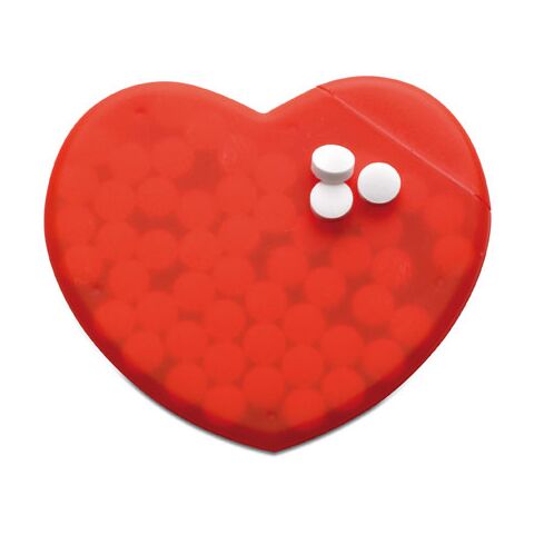 Pfefferminzspender Herz rot | ohne Werbeanbringung | Nicht verfügbar | Nicht verfügbar | Nicht verfügbar