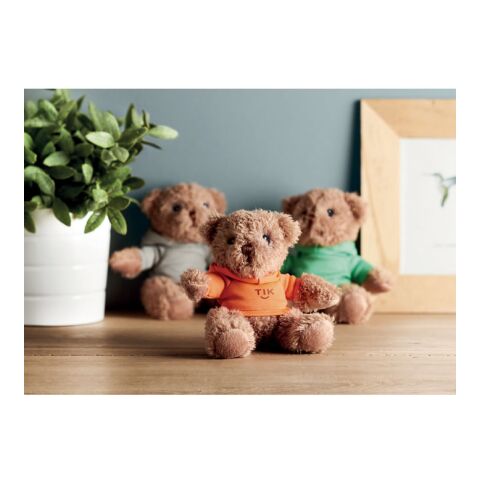Teddybär mit Hoody&nbsp; orange | ohne Werbeanbringung | Nicht verfügbar | Nicht verfügbar | Nicht verfügbar