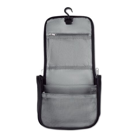 Kulturbeutel mit Aufhänger schwarz | ohne Werbeanbringung | Nicht verfügbar | Nicht verfügbar | Nicht verfügbar