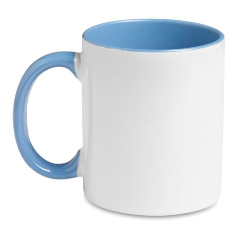 Kaffeebecher mit farbiger Innenseite 300 ml blau | ohne Werbeanbringung | Nicht verfügbar | Nicht verfügbar