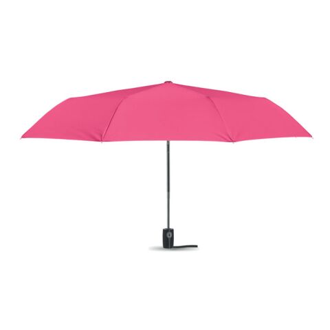 Automatik Regenschirm Luxus gerader Griff fuchsia