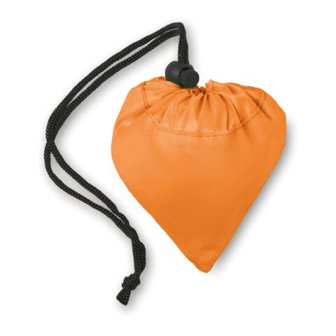 Faltbare Einkaufstasche mit Kordelzug orange | ohne Werbeanbringung | Nicht verfügbar | Nicht verfügbar | Nicht verfügbar