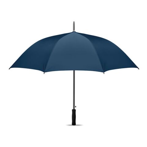 Regenschirm mit silbernen Bezug blau | ohne Werbeanbringung | Nicht verfügbar | Nicht verfügbar | Nicht verfügbar