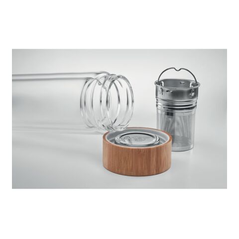 Doppelwandige Trinkflasche aus Glas transparent | ohne Werbeanbringung | Nicht verfügbar | Nicht verfügbar