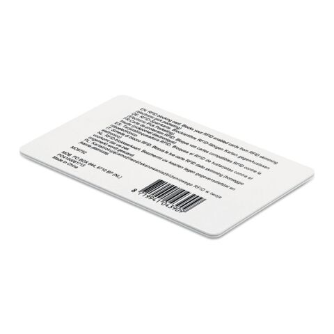 RFID Sperrkarte weiß | ohne Werbeanbringung | Nicht verfügbar | Nicht verfügbar | Nicht verfügbar