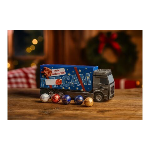 3D Adventskalender &quot;Lkw&quot; Mit Lindt Schokolade bunt | ohne Werbeanbringung | Lindt