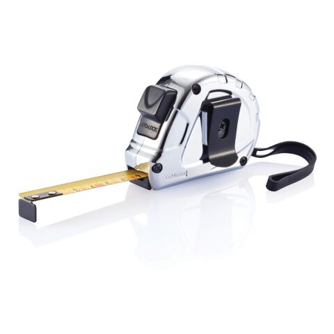5m/19mm Auto-Stopp Maßband Ergonomic silber-schwarz | ohne Werbeanbringung | Nicht verfügbar | Nicht verfügbar