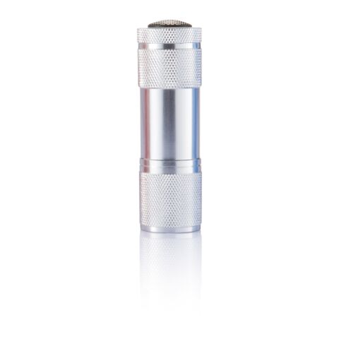 Quattro Aluminiumtaschenlampe silber | ohne Werbeanbringung | Nicht verfügbar | Nicht verfügbar | Nicht verfügbar