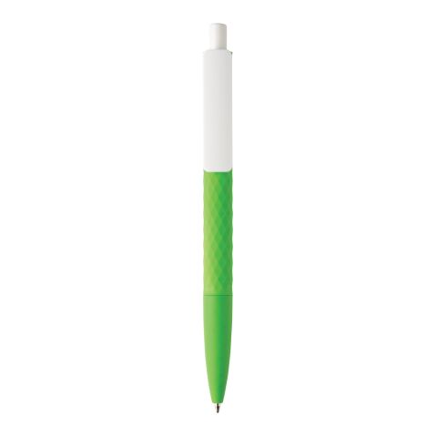 X3-Stift mit Smooth-Touch grün-weiß | ohne Werbeanbringung | Nicht verfügbar | Nicht verfügbar