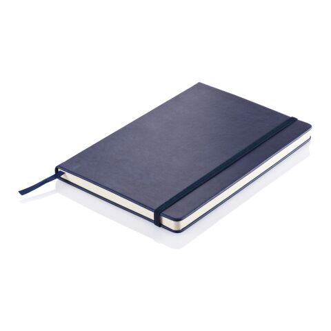 Deluxe Hardcover PU A5 Notizbuch navy blau | ohne Werbeanbringung | Nicht verfügbar | Nicht verfügbar