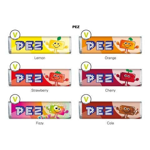 PEZ Bonbonriegel ohne Werbeanbringung | 1 PEZ Bonbonriegel, Kirsche