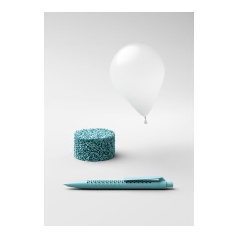 Prodir QS40 Druckkugelschreiber matt mit Metallclip weiß-silber | Schwarz | ohne Werbeanbringung