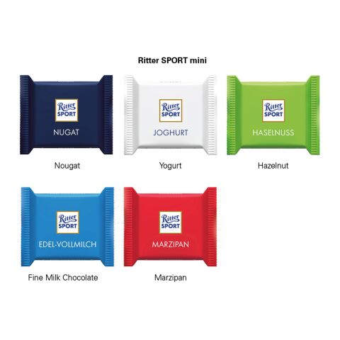 Ritter SPORT mini ohne Werbeanbringung | Mini Haselnuss