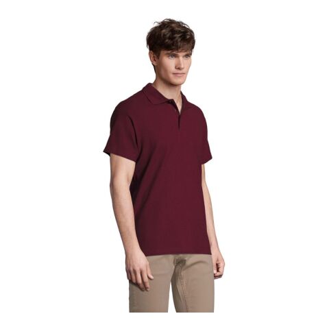 SPRING II MEN Polo 210g burgunder | M | ohne Werbeanbringung | Nicht verfügbar | Nicht verfügbar | Nicht verfügbar
