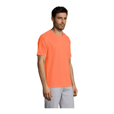 SPORTY MEN T-Shirt neon orange | XL | ohne Werbeanbringung | Nicht verfügbar | Nicht verfügbar | Nicht verfügbar