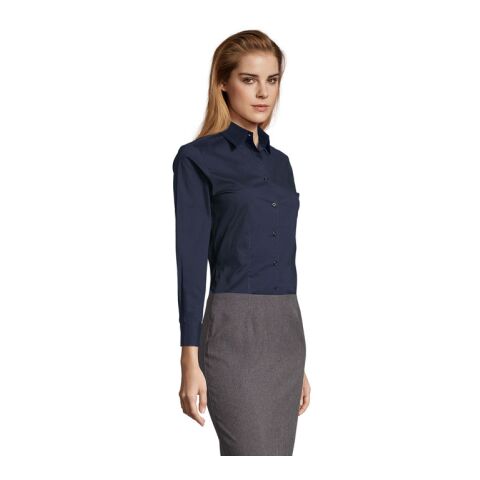 EDEN STRETCH WOMEN SHIRT Dark Blue | S | ohne Werbeanbringung | Nicht verfügbar | Nicht verfügbar | Nicht verfügbar