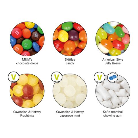 Slim Box Mini 4c Euroskala | Mini Bonbons Japanisch Minze