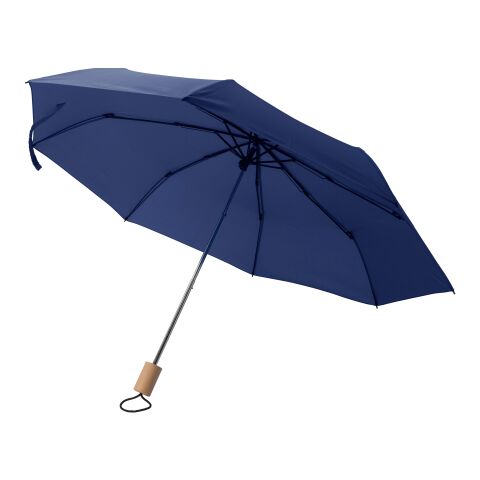 RPET 190T Regenschirm Brooklyn Blau | ohne Werbeanbringung | Nicht verfügbar | Nicht verfügbar