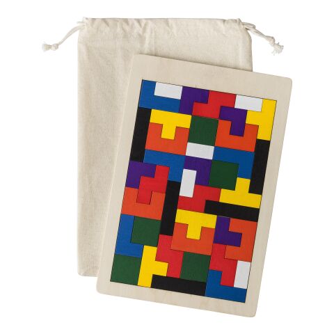 Holzpuzzle-Spiel Skyla Braun | ohne Werbeanbringung | Nicht verfügbar | Nicht verfügbar