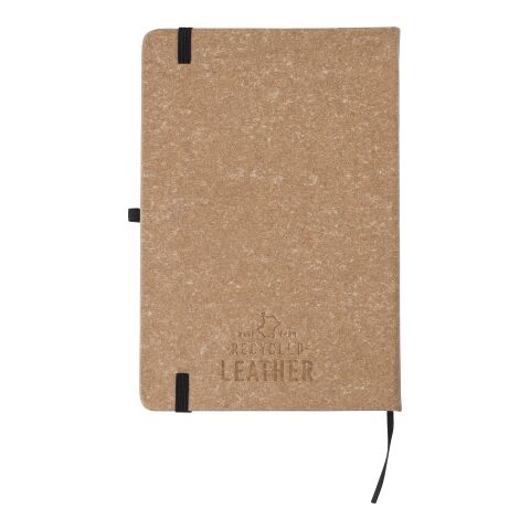 Notizbuch aus recyceltem Leder (A5) Gianna Braun | ohne Werbeanbringung | Nicht verfügbar | Nicht verfügbar