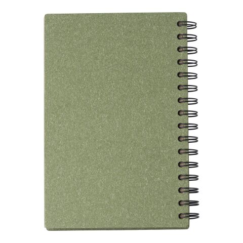 Hardcover-Notizbuch aus recyceltem Karton Caleb Grün | ohne Werbeanbringung | Nicht verfügbar | Nicht verfügbar