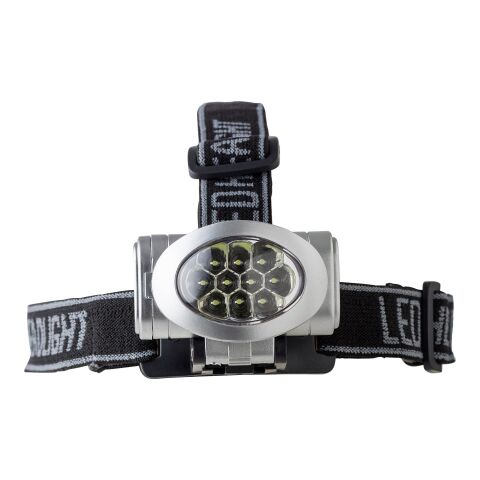 LED-Kopflampe &#039;Stockholm&#039; aus ABS-Kunststoff Silber | ohne Werbeanbringung | Nicht verfügbar | Nicht verfügbar