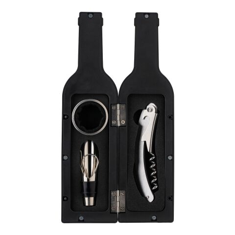 ABS-Wein-Set Schwarz | ohne Werbeanbringung | Nicht verfügbar | Nicht verfügbar