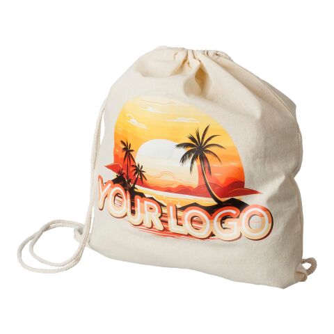 Schuh-/Rucksack (Turnbeutel) aus Baumwolle beige | ohne Werbeanbringung | Nicht verfügbar | Nicht verfügbar