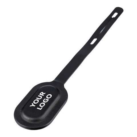 Recycelter PU-Anhänger Kaia Schwarz | ohne Werbeanbringung | Nicht verfügbar | Nicht verfügbar