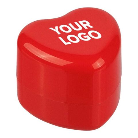 PP-Lippenbalsam-Dose in Herzform Ilja Rot | ohne Werbeanbringung | Nicht verfügbar | Nicht verfügbar