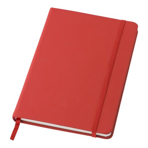 Notizbuch aus PU Brigitta Rot | ohne Werbeanbringung | Nicht verfügbar | Nicht verfügbar