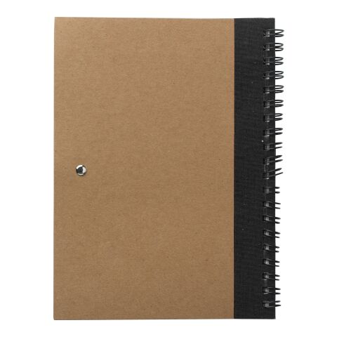 Notizbuch aus recyceltem Papier Stella Schwarz | ohne Werbeanbringung | Nicht verfügbar | Nicht verfügbar