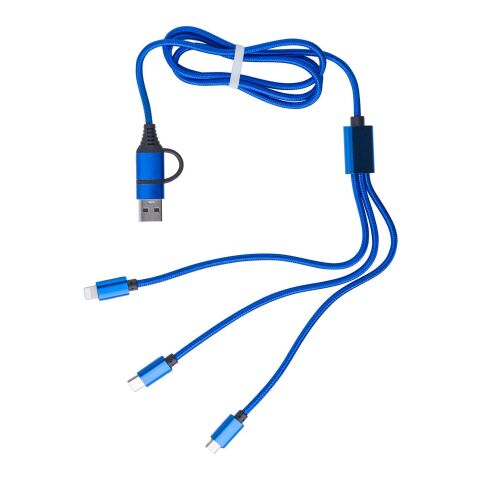 Nylon-Ladekabel Leif Kobaltblau