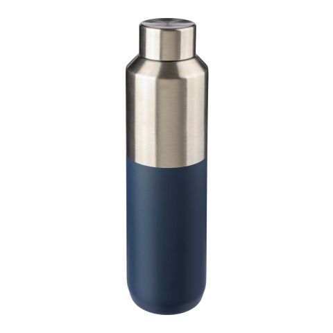 Recycelte doppelwandige Trinkflasche aus Edelstahl (600 ml) Esen Blau