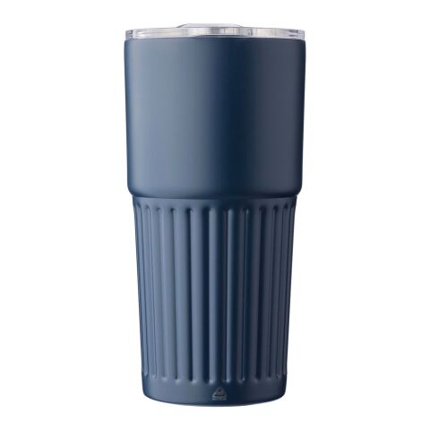 Recycelter doppelwandiger Trinkbecher aus Edelstahl (500 ml) Kael Blau