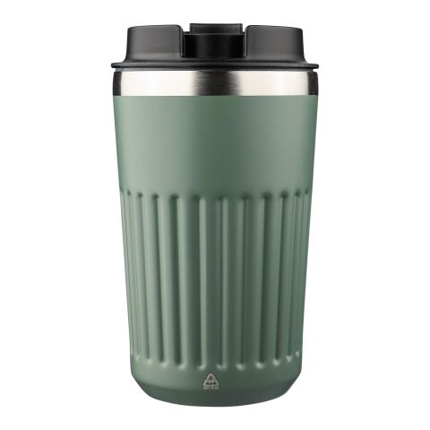 Reisebecher aus recyceltem Edelstahl (400 ml) Chiara Grün