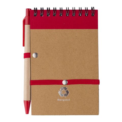 Notizbuch 'Pocket' aus recyceltem Karton Rot