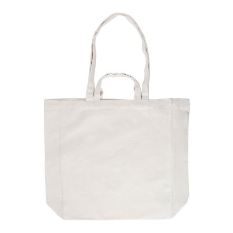 Einkaufstasche aus recycelter Baumwolle Bennett beige