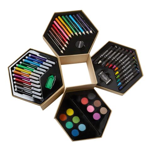 Kinderfarbbox 'Dirty Harry' aus Karton Braun | ohne Werbeanbringung | Nicht verfügbar | Nicht verfügbar