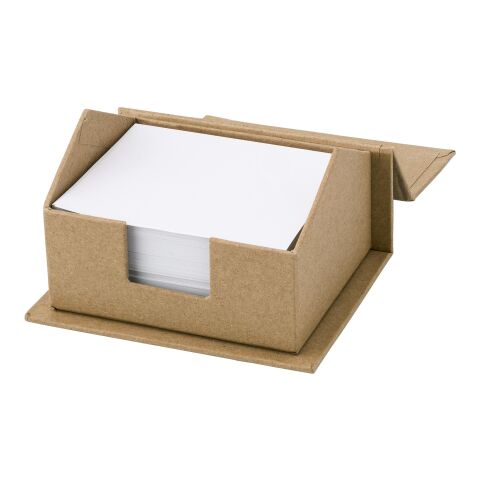 Haftnotizen &#039;Village&#039; aus Karton Braun | ohne Werbeanbringung | Nicht verfügbar | Nicht verfügbar