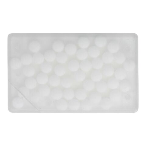 Pfefferminzbonbons &#039;Quadro&#039; aus Kunststoff Weiß | ohne Werbeanbringung | Nicht verfügbar | Nicht verfügbar