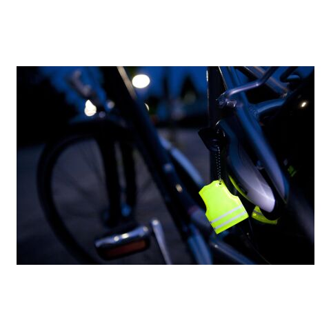 Schlüsselanhänger &#039;Warnweste&#039; aus PVC Gelb | ohne Werbeanbringung | Nicht verfügbar | Nicht verfügbar