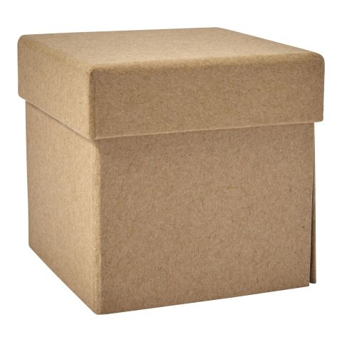 Notiz-Würfel &#039;Dice&#039; aus recycelter Pappe Braun | ohne Werbeanbringung | Nicht verfügbar | Nicht verfügbar