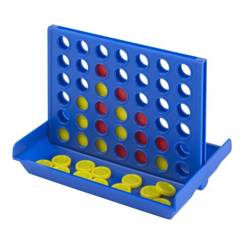 Reisespiel &#039;Four&#039;, 4 in einer Reihe Blau | ohne Werbeanbringung | Nicht verfügbar | Nicht verfügbar