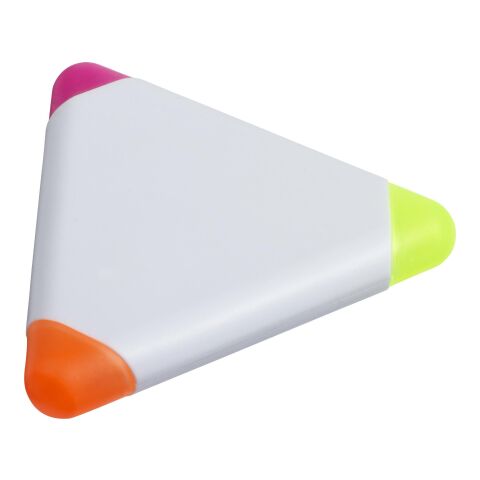 Textmarker &#039;Triangle&#039; aus Kunststoff Weiß | ohne Werbeanbringung | Nicht verfügbar | Nicht verfügbar